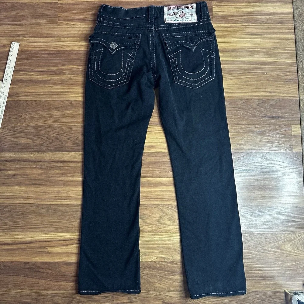 Vintage Y2K True Religion Ricky Super T Jeans Mens 32x32 Black Made in USA